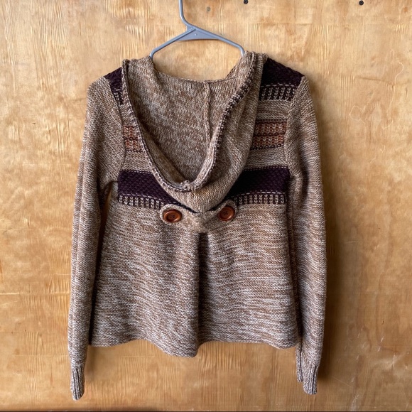 In Stitches Wool Blend Natural Cardigan - Picture 9 of 9